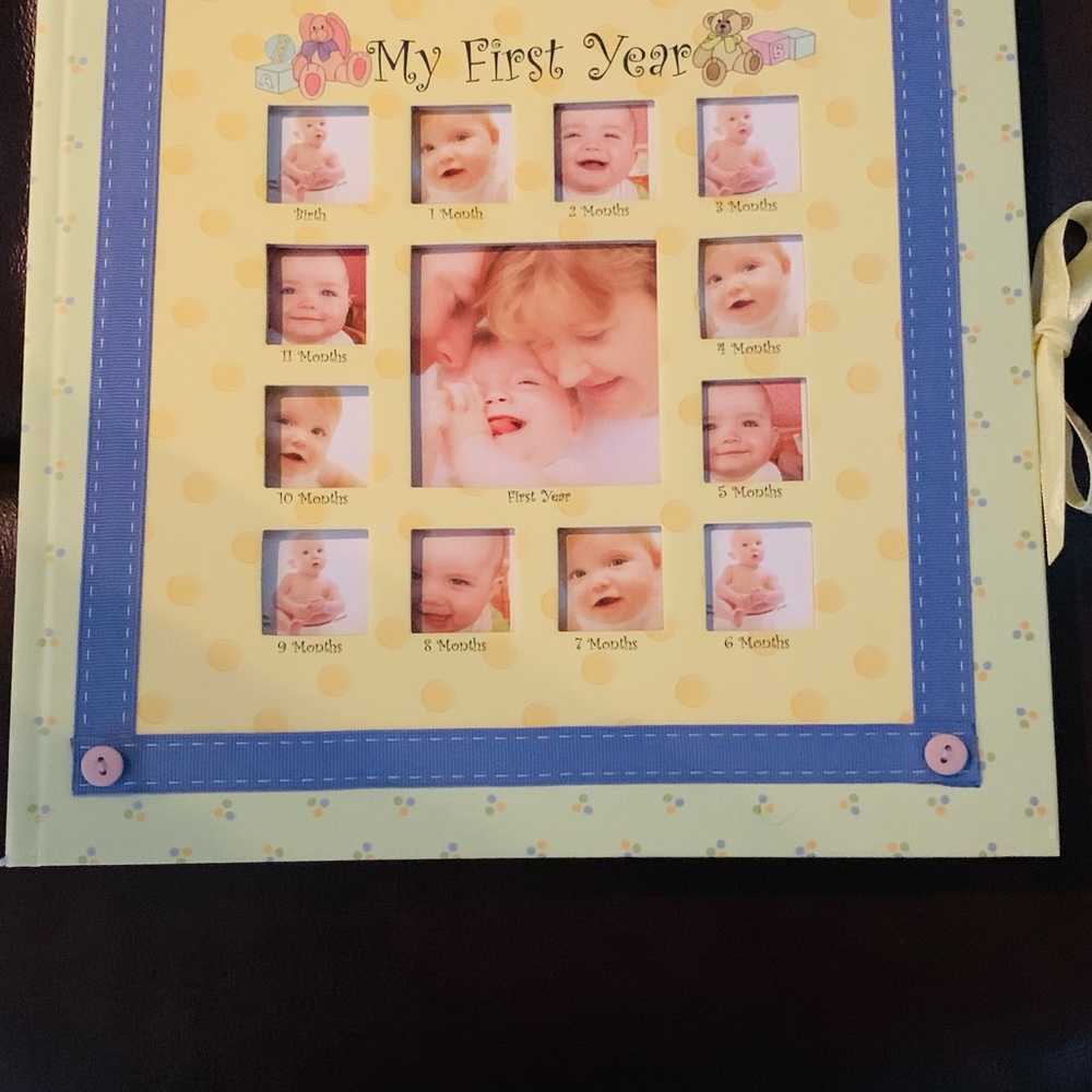 baby’s first year memory book by Spicebox in new unused condition.